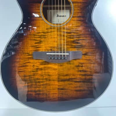 Ibanez AEG70L-TIH Grand Concert Left-Handed 2020 - Present - Tiger Burst High Gloss image 1