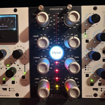 Elysia xpressor 500 Series Discrete Class-A Stereo Compressor Module 2010s - Blue image 3