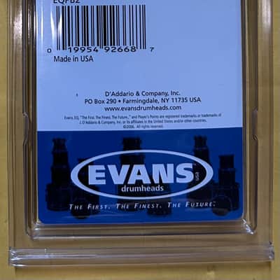 Evans EQPB2 EQ Black Nylon Double Pedal Patch image 3