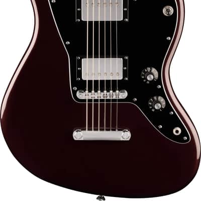 Fender Paranormal Baritone Jazzmaster HH Electric Guitar Oxblood image 2