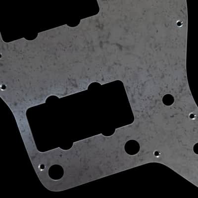 Jazzmaster Pickguard Scratchplate - USA 60s Vintage - Mottled Marine Aluminium - Made-to-Order image 3