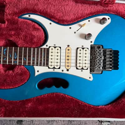 Ibanez JEM7V-SBL Steve Vai Signature with Rosewood Fretboard 2002 - 2004 - Sparkle Blue image 7