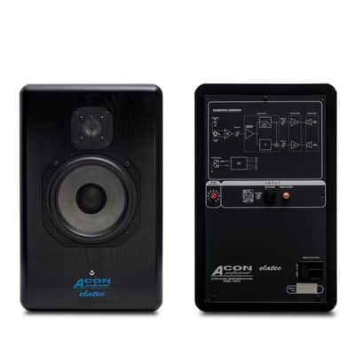 Acon 1022B 2-way Active Bi-Amp Monitor Speakers (1 pair) - used image 2