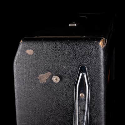 Vintage 1966 Fender Twin Reverb Black Guitar Amp Combo #A03334 image 9