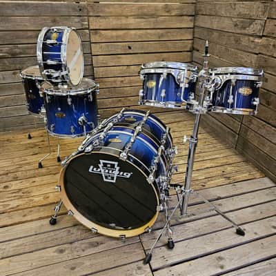 Drum Kit Ludwig Epic Modular, Blue To Black Fade USED! RKMOD060526 image 6