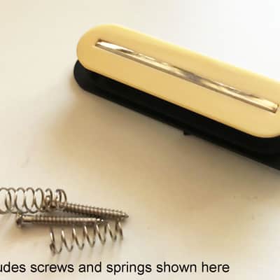 Fox Guitars Cream Single Rail Guitar Pickup Strat-sized ceramic magnets image 1