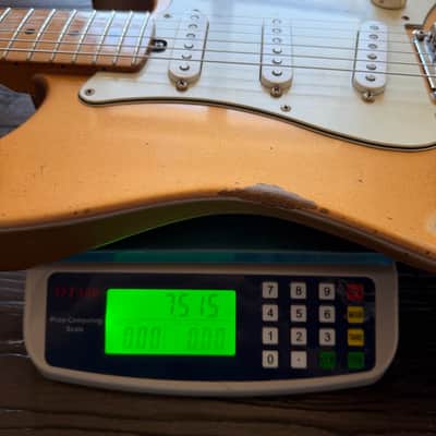 Friedman Vintage S Aged Guitar - Gold Metallic (Medium Aging) image 12