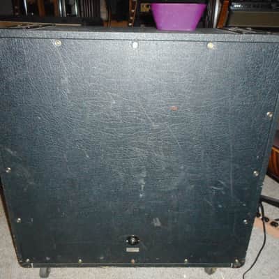 Marshall 1960A 4x12" Angled Guitar Speaker Cabinet 1977 Black image 4
