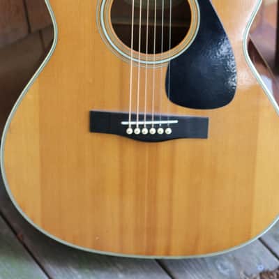 Yamaha sj-180 acoustic guitar - natural image 2
