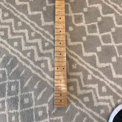 Stratocaster Neck flame Maple figured medium profile fender image 2