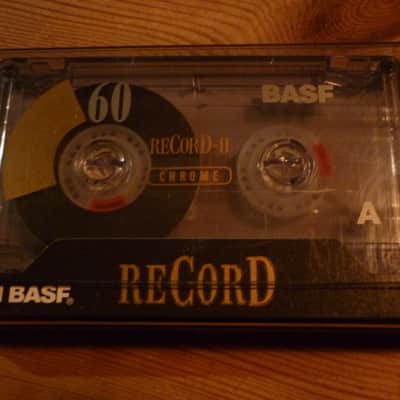 BASF 60 min CrO2 audio tape cassette for analog recording recorded once and erased image 3