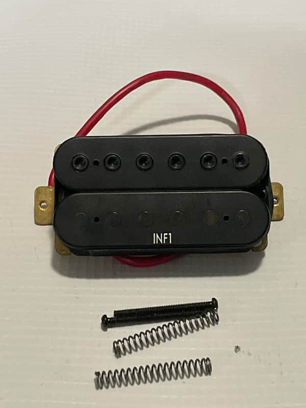 2000's Ibanez S470DXQM S Series INF1 Black Neck Humbucker Guitar Pickup 8.41k image 1