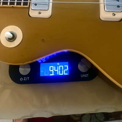 Vintage 1971 Gibson Les Paul Deluxe Goldtop - Rare Dark Back - Embossed Gibson Pickup Covers - Wonderful Condition With No Breaks Or Repairs - Vintage Patent Pending Gold Grover Tuners Installed - 9.4 LBS - Original Purple Lined Case image 15