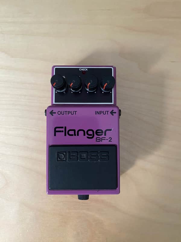 Boss BF-2 Flanger (Black Label) 1980 - 1984 - Purple image 1