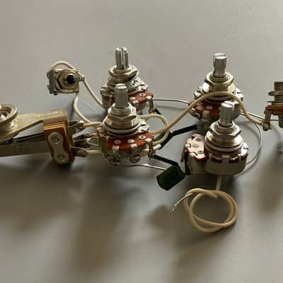 Vintage 1973 USA Guild S-100 Polara Wiring Harness Stackpole Switchcraft 2 Volume / 2 Tone / 3 Way Switch Possibly Fits Jetstar image 4