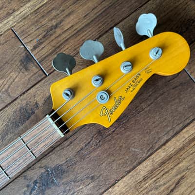 2007 Fender JB-62 Jazz Bass 1962 Reissue Vintage White MIJ Japan image 9