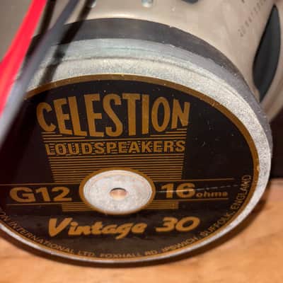 Carvin 1x12” speaker cabinet 16 ohm celestion v30 image 3