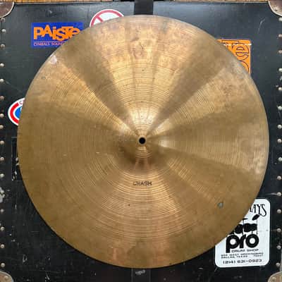 Paiste 20" 2002 Black Label Crash Ride Cymbal - 1980s - Traditional with S/N image 1