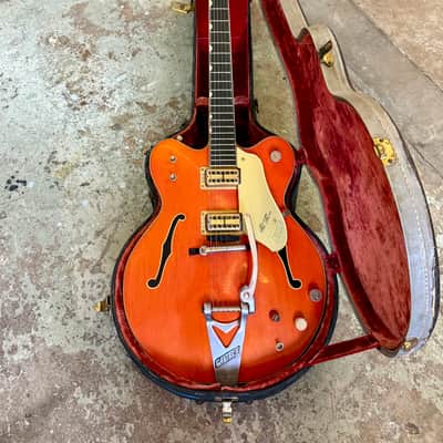 Gretsch Chet Atkins Nashville 6120 1964 - Orange original vintage USA image 4