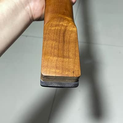 stainless steel 22 frets A+ Reverse headstock 22frets Roasted Maple Electric guitar neck Rosewood 25.5inch hole 10mm Radius:9.5inches.satin tele image 4