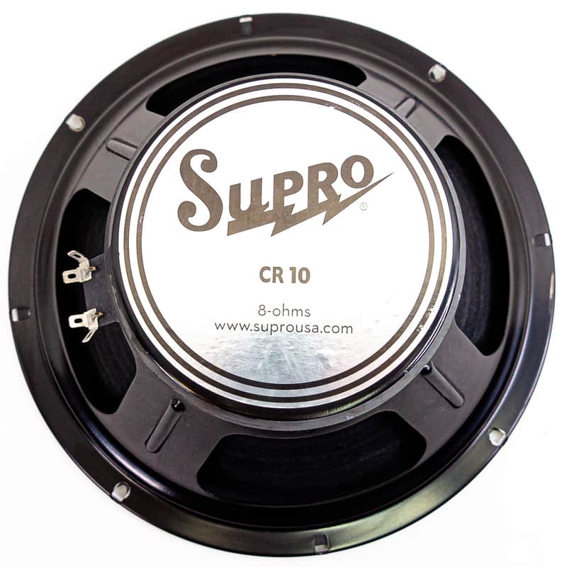 Supro CR10 10" Guitar Speaker – 8Ω, 75W, Vintage-Flavored Tone image 1