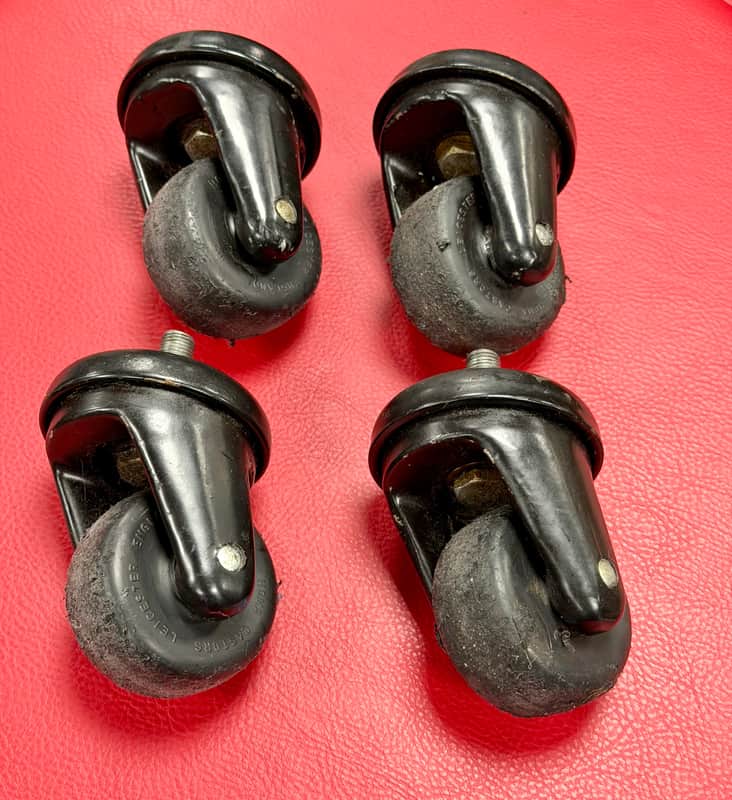 Marshall Homa 1970's 4x12 Castor Wheel Set - Black x 4 image 1