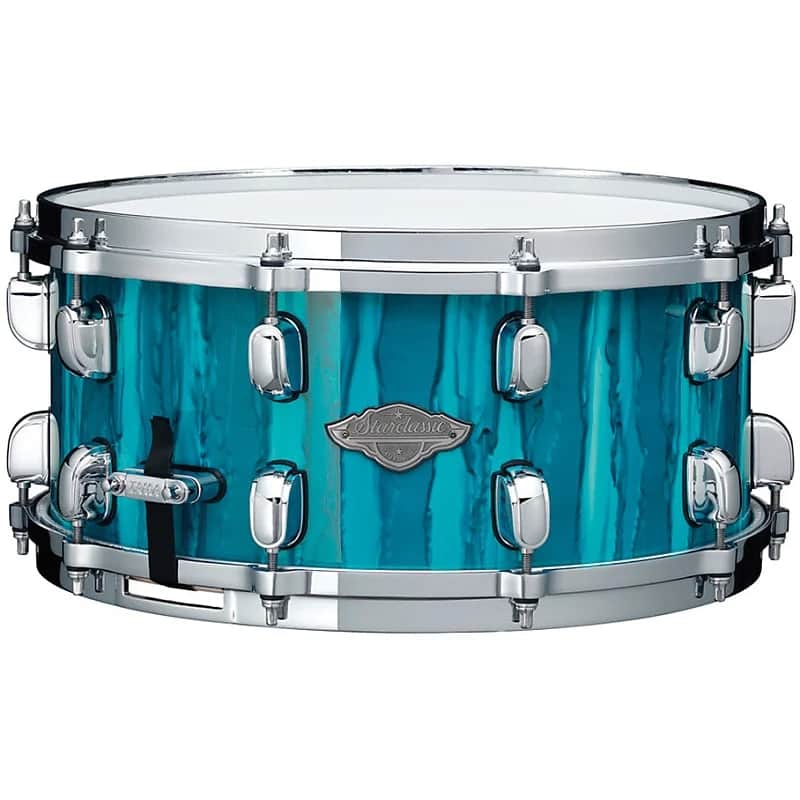 Tama Starclassic Performer (Maple/Birch) 6.5x14" Snare Drum (Sky Blue Aurora) image 1