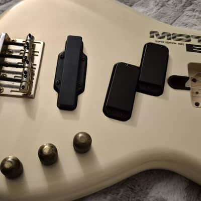 Yamaha Motion Bass MB-III PJ Super Edition 1987 Loaded Body - Vintage White - MIJ image 5