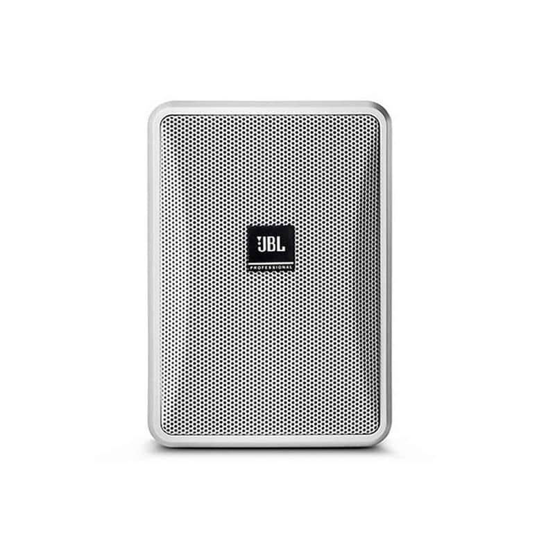 JBL Professional Control 23-1L-WH Ultra-Compact 8-Ohm Indoor/Outdoor Background/Foreground Speaker, White, Sold as Pair image 1