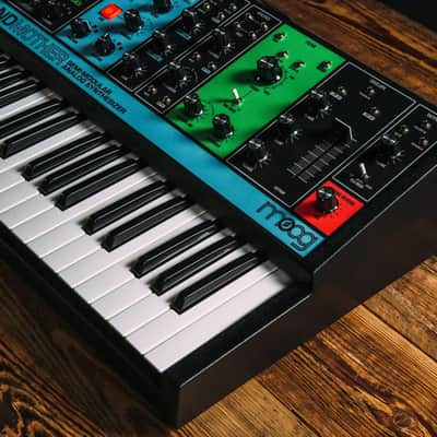 USA made Moog Grandmother 32-Key Semi-Modular Analog Synthesizer 2018 - Present - Black / Multi-Colored Panel