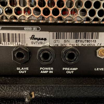Immagine Ampeg SVT-VR 300-Watt All-Valve Bass Head – Serviced 2024 / New 6550s - 5