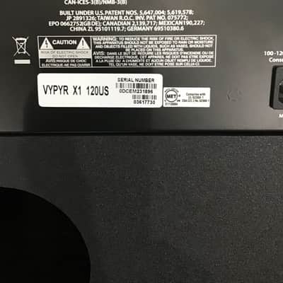 Peavey VYPYRX1 LATE 2000’s - BLACK image 9