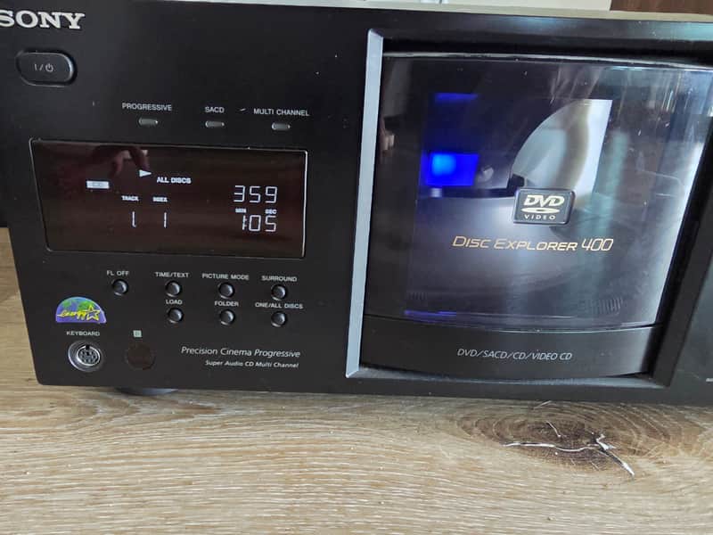Sony DVP-CX985V Disc Explorer 400 CD SACD DVD Player HDMI