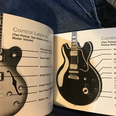 Epiphone Guitar Manual in Black & White 2003 image 8