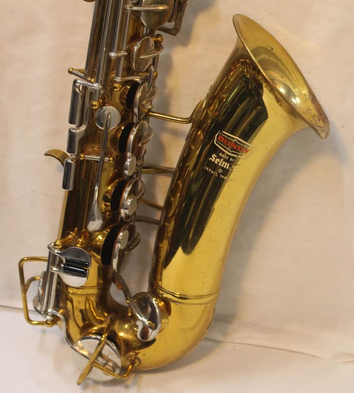 Bundy Saxophone alto Vintage 1957 red label - brass image 1