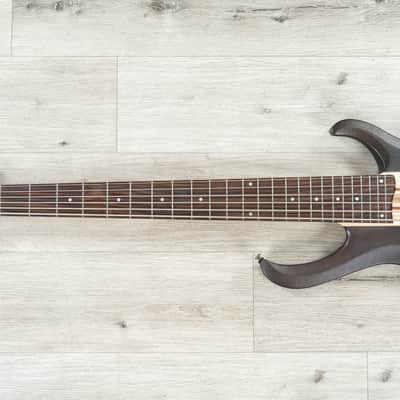 Ibanez BTB606 BTB Standard 6-String Bass, Rosewood Fretboard, Transparent Gray Flat image 6