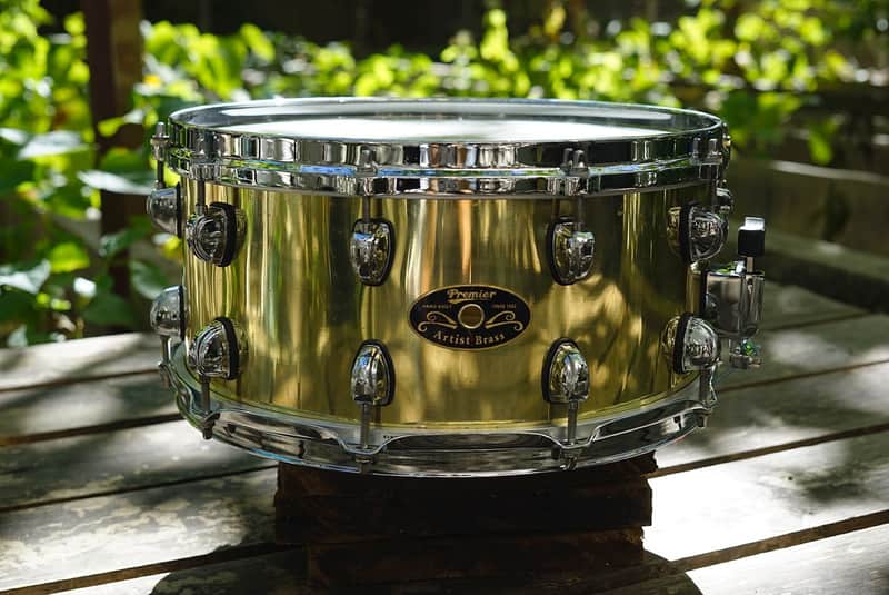 Premier Artist Brass 6.5x14" Snare 2009 Brass image 1