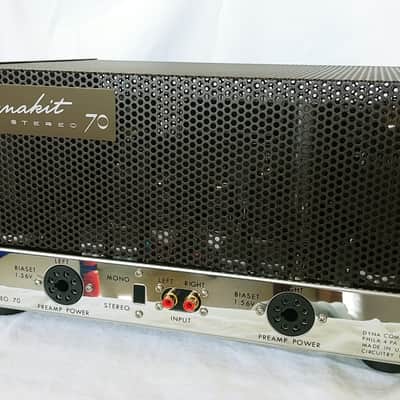 Dynaco ST-70 / Dynakit Stereo 70 Tube Amplifier w/ Evolution 4T Dual Triode Driver, w/ Tubes & Cover image 5