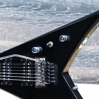 Jackson KV3 King V Black with Original Floyd Rose Bridge Electric Guitar w/Bag image 7
