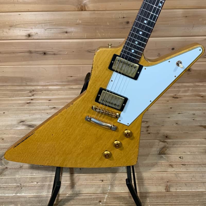 Gibson Collector's Edition 1958 Korina Explorer Custom Aged image 1