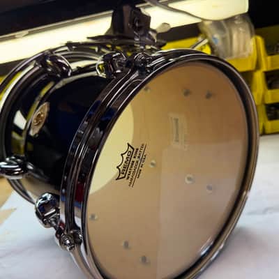 Slingerland Nashville Studio king 90s Gloss black wrap 10x10 tom Nice Cond! image 14