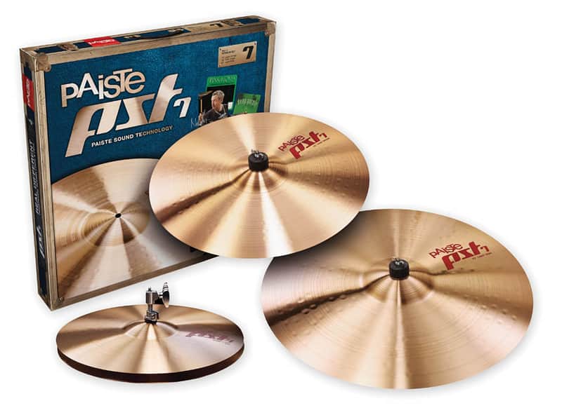 Paiste PST 7 Series Light Session (14/1620) Cymbal Set - 14-Inch Light Hi-Hat, 16-Inch Light Crash & 20-Inch Light Ride image 1