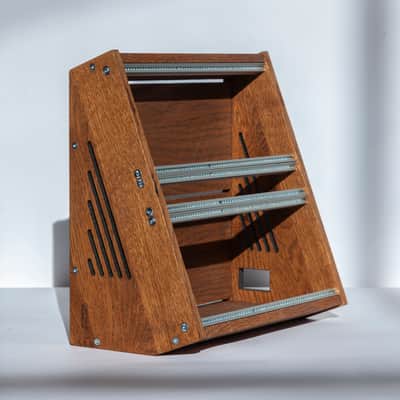 2 Many Synths - 7U 60HP Compact Eurorack case in brown image 5