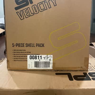 Spl-Sound Percussion Labs Velocity drum set - Ruby sequin image 13