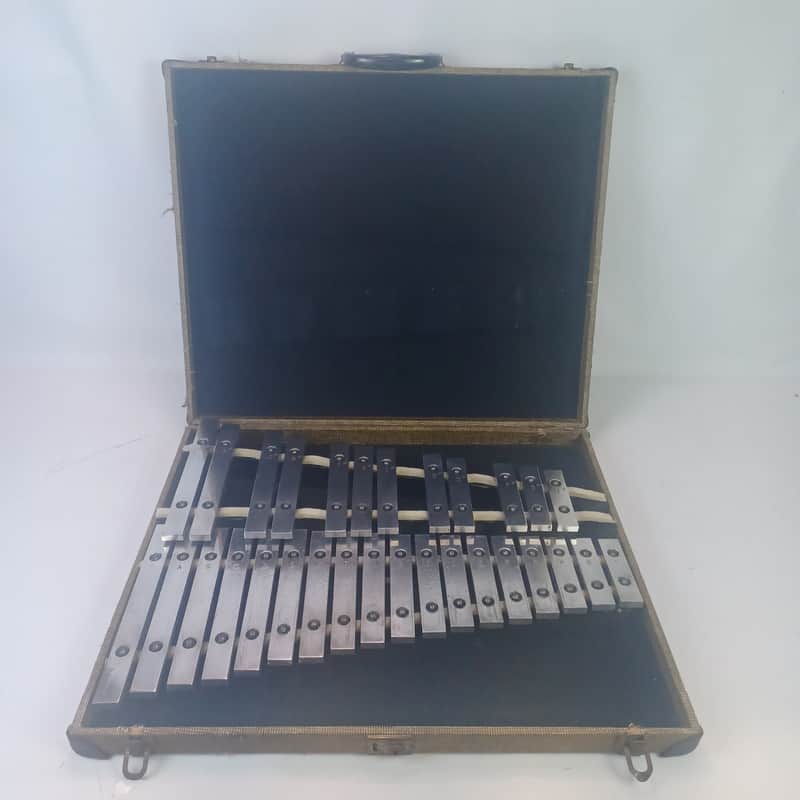B.F.Kitching&Co 2.5-Octave Orchestra Bells Glockenspiel Steel Xylophone+Case 40s image 1