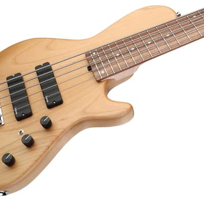 Sadowsky MetroLine 24-Fret Singlecut Soapbar Bass 5 String, Red Alder Body, Natural Transparent Satin image 5