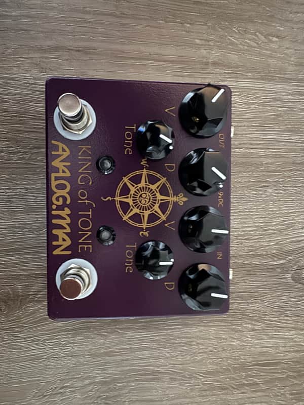 Analogman King of Tone V4 with Red Side High Gain Option | Reverb