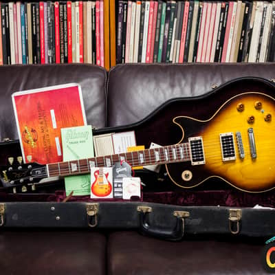 Gibson Les Paul Standard Custom Shop Slash Signature Piezo 2003 SL 055 - 1200 First Run Tobacco burst -VIDEO- image 1