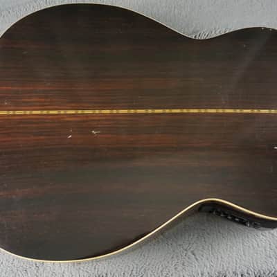 Morris F-15 OM Japan Acoustic Guitar w/ Built-In Electronics & Hard Case image 14