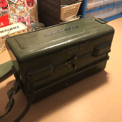 Vintage Army Telephone  Microphone by Weird & Wired (2022, Black & Green) image 3